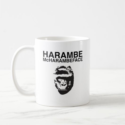 Harambe McHarambeface Koffiemok (Links)
