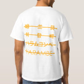 Harambe Oranje T-shirt (Achterkant)