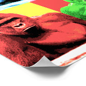 Harambe Pop Art Poster (Hoek)