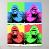Harambe Pop Art Poster (Voorkant)