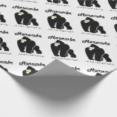HARAMBE REST IN PEACE T-SHIRT CADEAUPAPIER (Hoek)