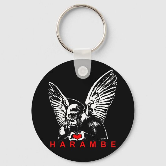 Harambe Sleutelhanger (Voorkant)