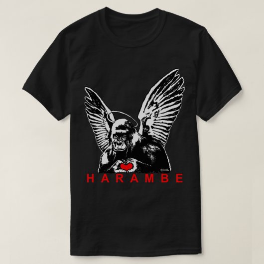 Harambe T-shirt (Design voorkant)