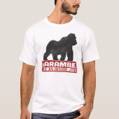 Harambe was een Inside Job Gorilla 2016 T-shirt (Voorkant)