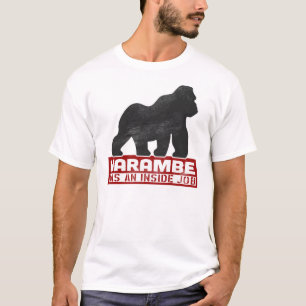 Harambe was een Inside Job Gorilla 2016 T-shirt
