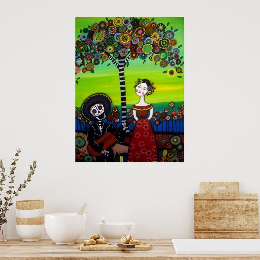 Harana Dia De Los Muertos Poster (Keuken)