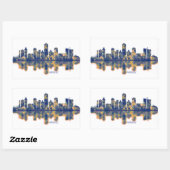 Harare Skyline Rechthoekige Sticker (Vel)