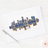 Harare Skyline Rechthoekige Sticker (Envelop)
