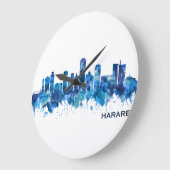 Harare Zimbabwe Skyline Blue Grote Klok (Hoek)