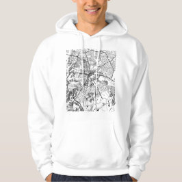 Harare Zimbabwe Stadkaart Hoodie