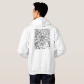 Harare Zimbabwe Stadkaart Hoodie (Achterkant volledig)
