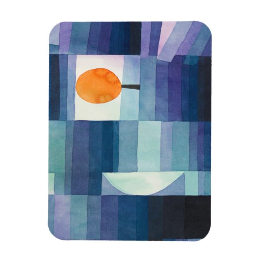 Harbinger of autumn abstract watercolor Paul Klee Magneet (Verticaal)