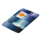 Harbinger of autumn abstract watercolor Paul Klee Magneet (Linkerzijde)