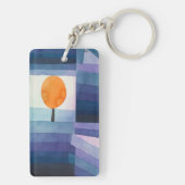 Harbinger of autumn abstract watercolor Paul Klee Sleutelhanger (achterkant)