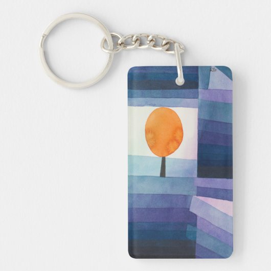 Harbinger of autumn abstract watercolor Paul Klee Sleutelhanger (Voorkant)