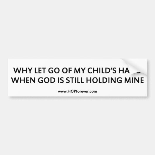 "Harbinger of Peace Messaged Bumpersticker" Bumpersticker (Voorkant)