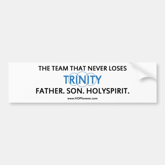 "Harbinger of Peace Messaged Sticker" Bumpersticker (Voorkant)