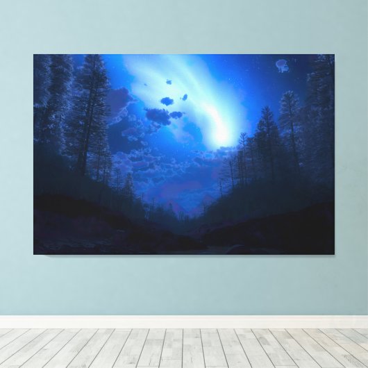 "Harbinger" Triptych Canvas (Insitu (Houten vloer))