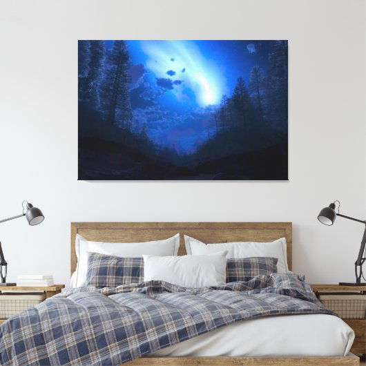 "Harbinger" Triptych Canvas (Insitu (Slaapkamer))