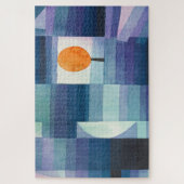 Harbinger van de abstracte waterverf van het najaa legpuzzel (Verticaal)