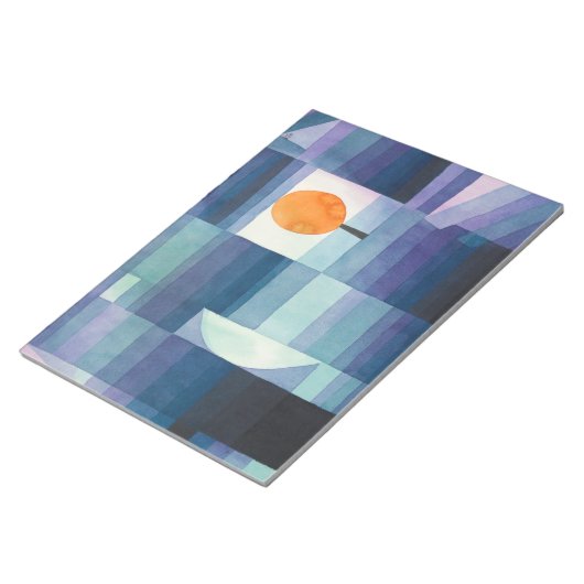 Harbinger van de abstracte waterverf van het najaa notitieblok (Schuin)