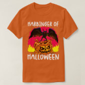 Harbinger van Halloween Mothman Folklore Creepy Cr T-shirt (Design voorkant)