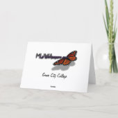 Harbison Chapel in Winter at Grove City College Bedankkaart (Achterkant)