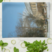 Harbison Chapel in Winter at Grove City College Theedoek (Gevouwen)