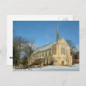 Harbison Chapel in Winter in Grove City College Briefkaart (Voorkant / Achterkant)