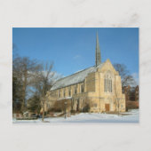 Harbison Chapel in Winter in Grove City College Briefkaart (Voorkant)
