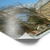 Harbison Chapel in Winter in Grove City College Foto Afdruk (Hoek)