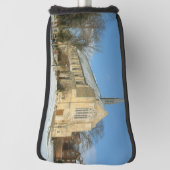 Harbison Chapel in Winter in Grove City College Golfheadcover (Draai 90)