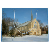 Harbison Chapel in Winter in Grove City College Groot Cadeauzakje (Voorkant)