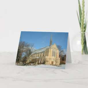 Harbison Chapel in Winter in Grove City College Kaart