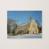 Harbison Chapel in Winter in Grove City College Legpuzzel (Horizontaal)