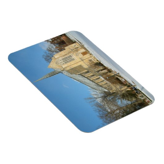 Harbison Chapel in Winter in Grove City College Magneet (Rechterzijde)