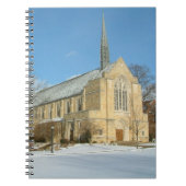 Harbison Chapel in Winter in Grove City College Notitieboek (Voorkant)