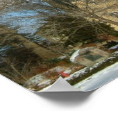 Harbison Chapel in Winter in Grove City College Poster (Hoek)