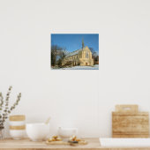 Harbison Chapel in Winter in Grove City College Poster (Keuken)