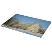 Harbison Chapel in Winter in Grove City College Snijplank (Hoek)