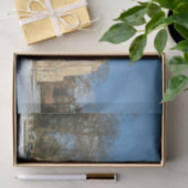 Harbison Chapel in Winter in Grove City College Tissuepapier (Geschenk)