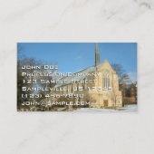 Harbison Chapel in Winter in Grove City College Visitekaartje (Voorkant)