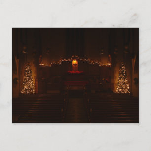 Harbison Chapel met Kerst Grove City College Feestdagenkaart