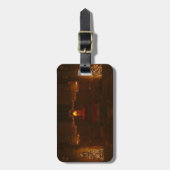 Harbison Chapel op het kerstgrove City College Bagagelabel (Voorkant verticaal)