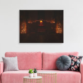 Harbison Chapel op het kerstgrove City College Canvas Afdruk (Insitu (Woonkamer))