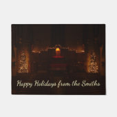 Harbison Chapel op het kerstgrove City College Deurmat (Voorkant)