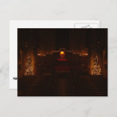 Harbison Chapel op het kerstgrove City College Feestdagenkaart (Voorkant / Achterkant)