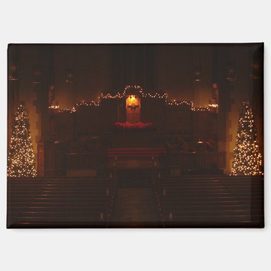 Harbison Chapel op het kerstgrove City College Magneet (Voorkant)