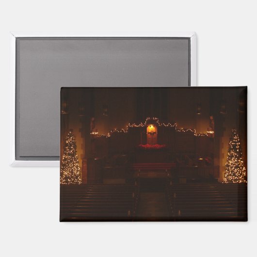 Harbison Chapel op het kerstgrove City College Magneet (Voorkant / Achterkant)