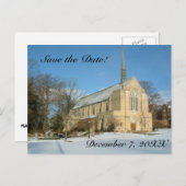 Harbison Chapel Save the Date Briefkaart (Voorkant / Achterkant)